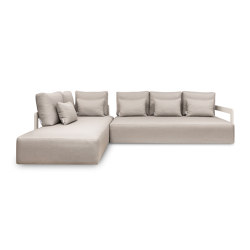 Mars ALU Corner Sofa, Right Corner | Divani | Design Pergola