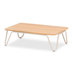 Nina Rectangular Coffee Table 75x49xH23cm, Teak Top | Couchtische | Design Pergola