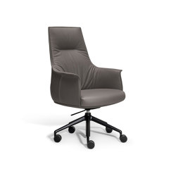 Archibald Task | Executive Office Chair | with armrests | Poltrona Frau