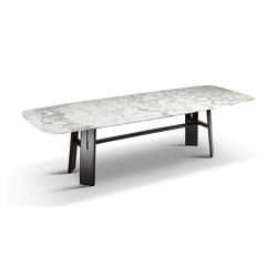 DUO | Table | Tabletop rectangular | Poltrona Frau