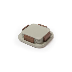 Tableware Collection | Coaster holder |  | Poltrona Frau