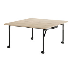 DOUBLE FOLDING WORKBENCH WITHOUT ELECTRIFICATION | Contract tables | HOWE