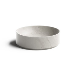 Lavabi Appoggio | CIRCOLO sink in Marble or Cristalplant, 43cm diameter | Lavabi | Falper