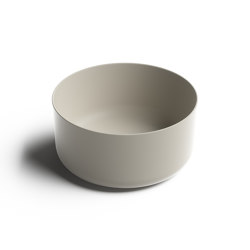 Lavabi Appoggio | GLACETTE sink in Cristalplant, 43cm diameter | Lavabi | Falper