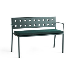 Balcony Lounge Bench With Arm | Bancs | HAY