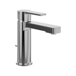 Architectura | Robinetterie monocommande pour lavabo avec dispositif de vidange à tirette, Chrome