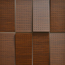 Fila Panel Walnut With 8mm Perforation | Systèmes plafonds acoustiques | Mikodam