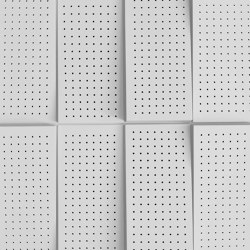 Fila Panel White With 8mm Perforation | Sistemi assorbimento acustico soffitto | Mikodam