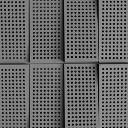 Fila Panel Grey With 2cm Perforation | Paneles de techo fonoabsorbentes | Mikodam