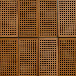 Fila Panel Teak With 2cm Perforation | Sound absorbing ceiling systems | Mikodam