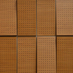 Fila Panel Teak With 8mm Perforation | Sound absorbing ceiling systems | Mikodam