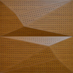 Neka Panel A Teak With 8mm Perforation | Systèmes plafonds acoustiques | Mikodam