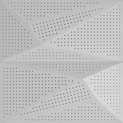 Neka Panel A White Lacquer With 8mm Perforation | Soffitti fonoassorbenti | Mikodam