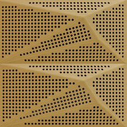 Neka Panel A Oak With 2cm Perforation | Systèmes plafonds acoustiques | Mikodam