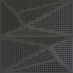 Neka Panel A Anthracite Lacquer With 2cm Perforation | Systèmes plafonds acoustiques | Mikodam