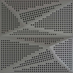 Neka Panel A Grey Lacquer With 2cm Perforation | Soffitti fonoassorbenti | Mikodam