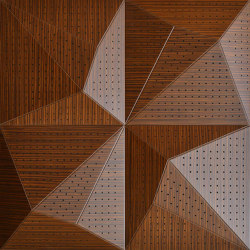 Neka Panel B Walnut With 8mm Perforation | Sound absorbing ceiling systems | Mikodam