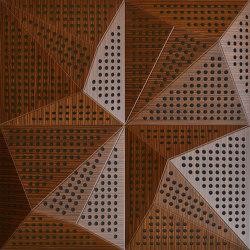 Neka Panel B Walnut With 2cm Perforation | Sound absorbing ceiling systems | Mikodam