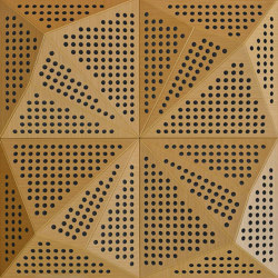 Neka Panel B Oak With 2cm Perforation | Sound absorbing ceiling systems | Mikodam