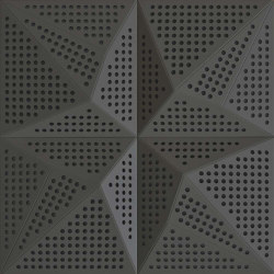 Neka Panel B Anthracite Lacquer With 2cm Perforation | Plafonds acoustiques | Mikodam