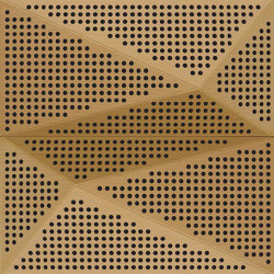 Pira Panel A Oak With 2cm Perforation | Wood panels | Mikodam