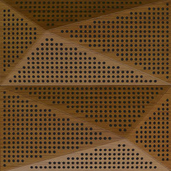 Pira Panel A Teak With 2cm Perforation | Wood panels | Mikodam