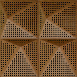 Pira Panel B Teak With 2cm Perforation | Panneaux de bois | Mikodam