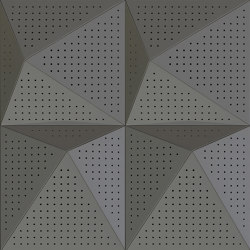 Pira Panel B Grey Lacquer Matte With 8mm Perforation | Sistemas fonoabsorbentes de pared | Mikodam