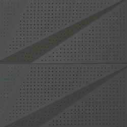 Tora Panel Anthracite Lacquer Matte With 8mm Perforation | Systèmes de façade | Mikodam