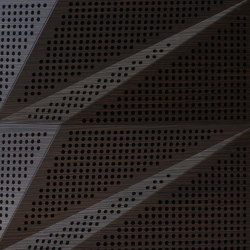 Tora Panel Walnut With 2cm Perforation | Systèmes de façade | Mikodam