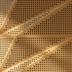 Tora Panel Oak With 2cm Perforation | Systèmes de façade | Mikodam