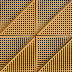 Zeta Panel Oak With 2cm Perforation | Sistemi assorbimento acustico soffitto | Mikodam