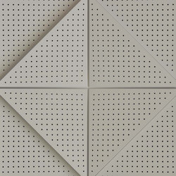 Zeta Panel White Lacquer With 8mm Perforation | Schalldämpfende Deckensysteme | Mikodam