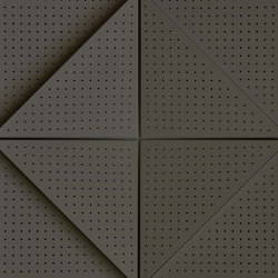 Zeta Panel Anthracite Lacquer With 8mm Perforation | Sistemi assorbimento acustico soffitto | Mikodam