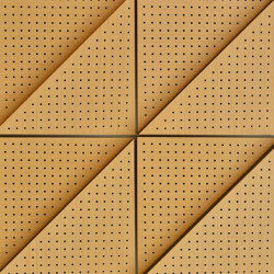 Zeta Panel Oak With 8mm Perforation | Sound absorbing ceiling systems | Mikodam