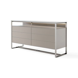 Rialto 6 drawers cabinet | Storage systems | Rimadesio