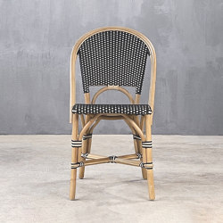 Kanso | Geneva Dining Chair Beige / Black | Sillas | Set Collection