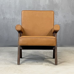 Slow Reclaimed | The Chandi Leather Lounge Armchair