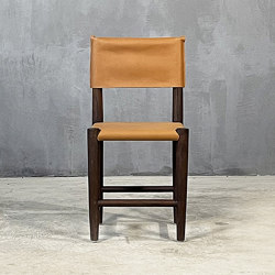 Slow Reclaimed | The Chandi Chair Leather Teak | Sillas | Set Collection