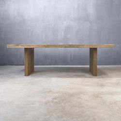 Slow Reclaimed | Monsoon 250 Dining Table Reclaimed Teak | Tavoli pranzo | Set Collection