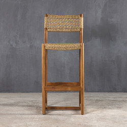 Kanso |Rette 65 Counter Stool Reclaimed Teak | Taburetes de bar | Set Collection