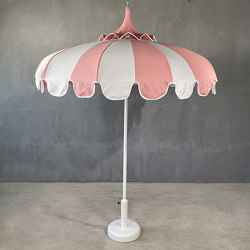 Dolce Vita | Ciao Amore Stripe Pink 220 Umbrella | Parasoles | Set Collection