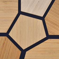 Plexwood - Birke Blue 55 | Holz Platten | Plexwood