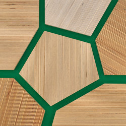 Plexwood - Birke Green 70 | Holz Platten | Plexwood