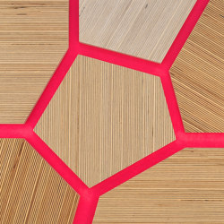 Plexwood - Birke Pink 28 | Holz Platten | Plexwood