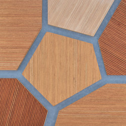 Plexwood - Okoumé Blue 75 | Holz Platten | Plexwood