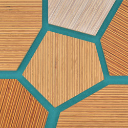 Plexwood - Pine/Ocoumé Blue 52 | Wood panels | Plexwood