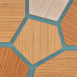 Plexwood - Kiefer/Okoumé Blue 57 | Wood tiles | Plexwood