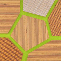 Plexwood - Pine/Ocoumé Green 42 | Wood tiles | Plexwood