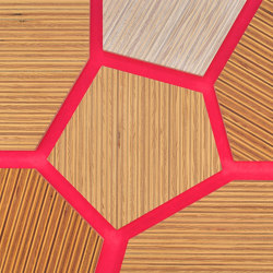 Plexwood - Pine/Ocoumé Pink 28 | Holz Platten | Plexwood